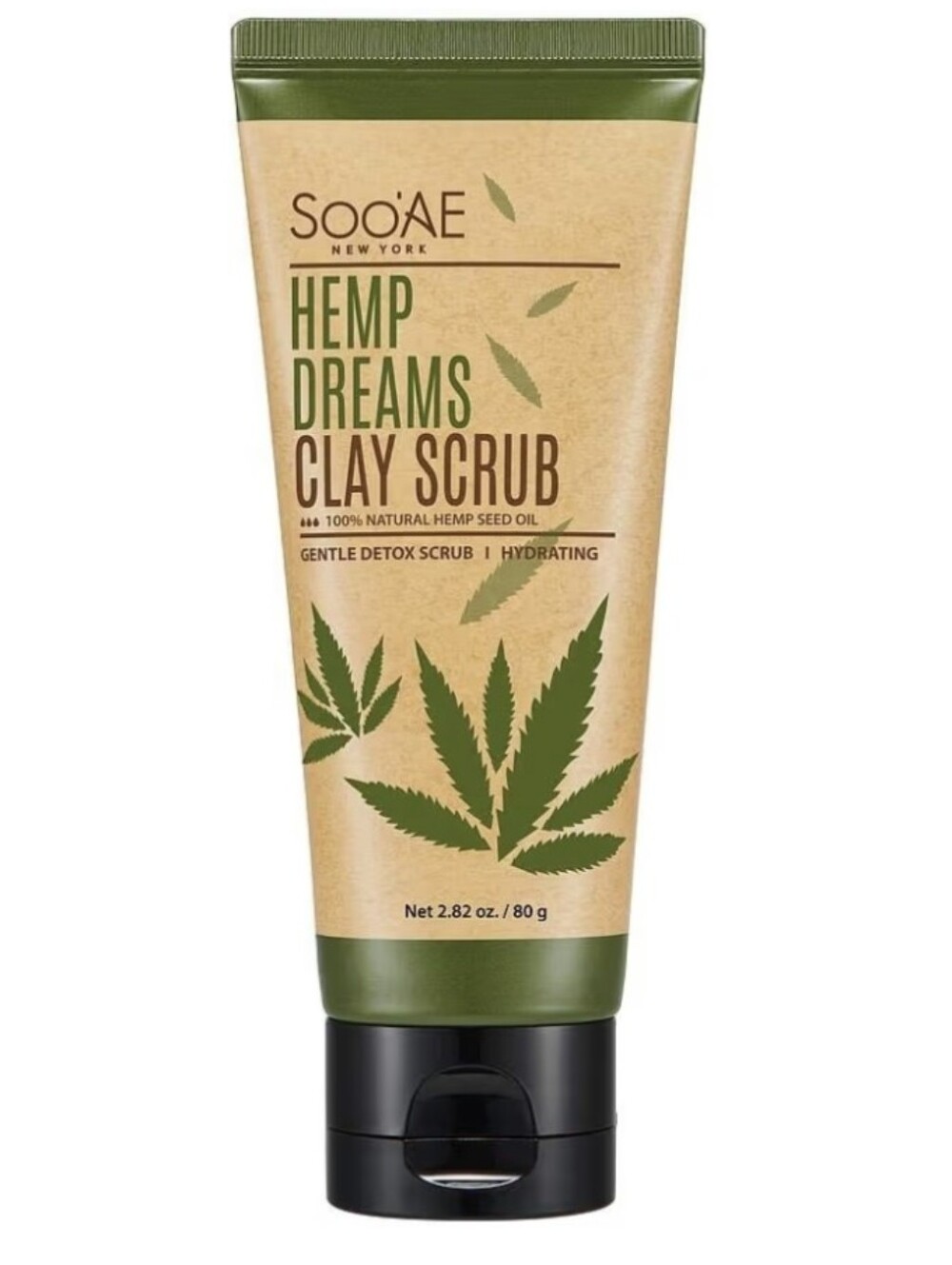 Soo'AE Hemp Dreams Clay Scrub - 𝗛𝗲𝗺𝗽 𝗦𝗲𝗲𝗱 𝗢𝗶𝗹 x4 (2.82oz)